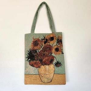 Sunflower Tapestry Tote Bag by Rolande Du Dreuilh